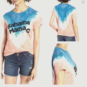 WILDFOX Bahama Mama Tie Dye Short Sleeve Summer Graphic Tee Size XXS NWT